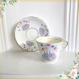 Colclough rare cup and saucer, made in England